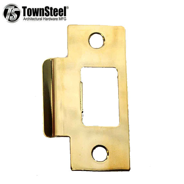 TownSteel -  Strike Plate for Privacy - 2 3/4" x 1 1/8" - Brass - UHS Hardware