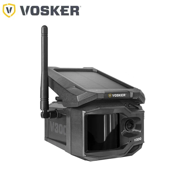 Vosker - V300 - Solar Powered - 4G-LTE Cellular Outdoor Security Camera - UHS Hardware