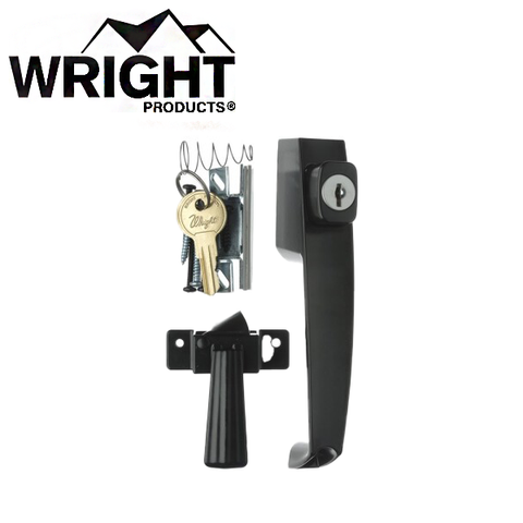 Wright - VK333X3 - Keyed Push Button Handle - Optional Finish - UHS Hardware