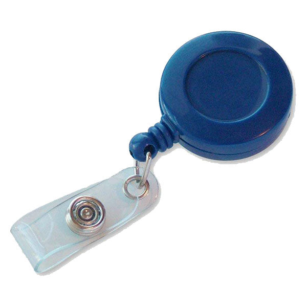 MINI-BAK Retractable Badge Holder Belt Clip / Blue
