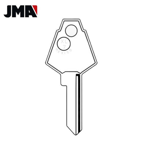 XL7 / 1180 Ilco Mailbox Key - Brass (JMA-XL-1E) - UHS Hardware