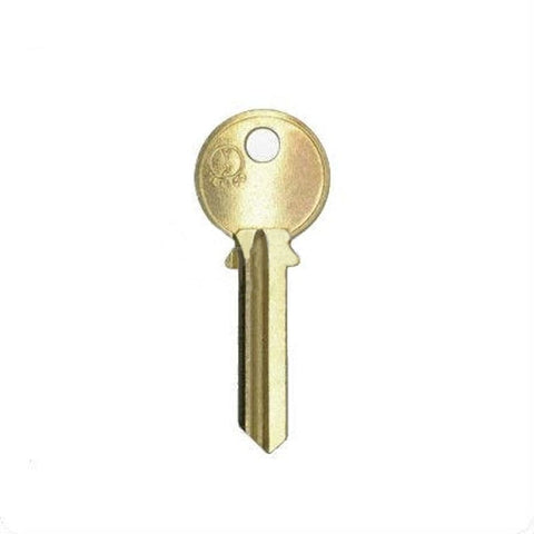 Y2 / 999A 6-Pin Yale Key Blank - Brass Finish (JMA-YA-17DE) - UHS Hardware